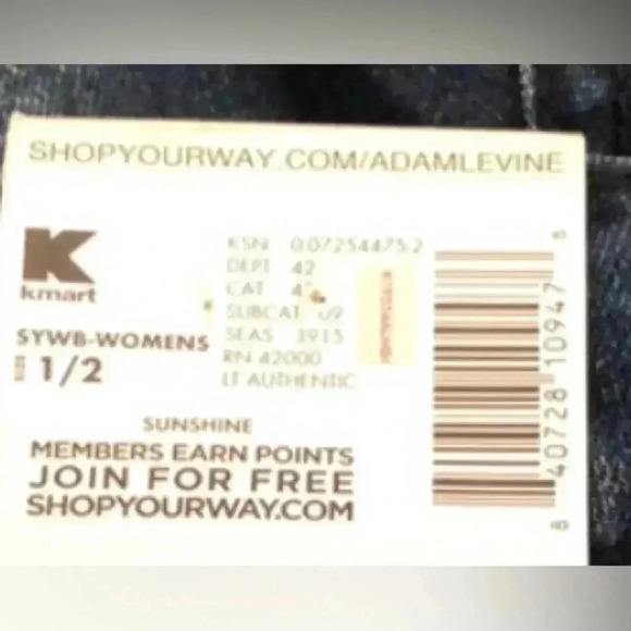 🆕Adam Levine Mid-Rise Straight Fit Patch Jeans 1/2🆕 - Picture 6 of 8